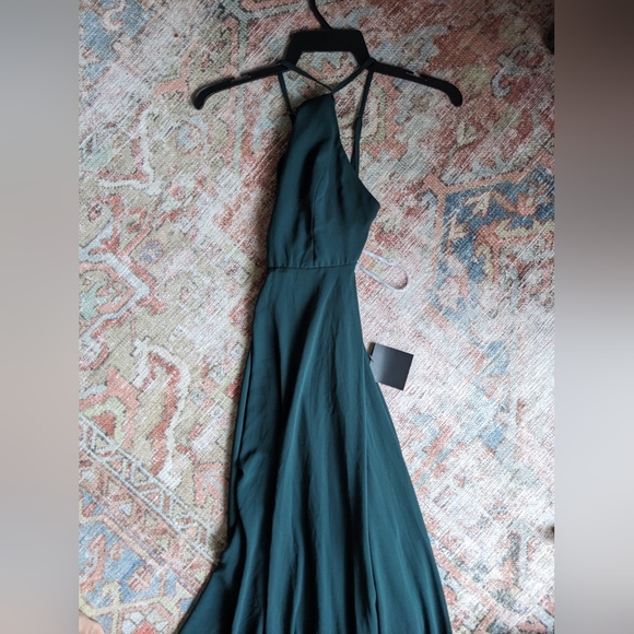 Lulus green cross back maxi dress - Picture 6 of 9
